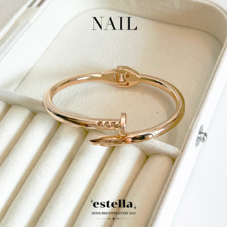 estella - กำไลข้อมือ รุ่น Nail กำไลข้อมือสแตนเลส กำไล ผู้หญิง กำไลตะปู เครื่องประดับแฟชั่น