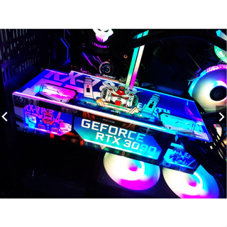 รับทำออกแบบหน้า-หลังการ์ดจอ Customize Graphics Card Backplate GPU RGB Ligh (ทุกรุ่น)