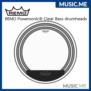 หนังกระเดื่อง  🥁 REMO  Powersonic® Clear Bass drumheads