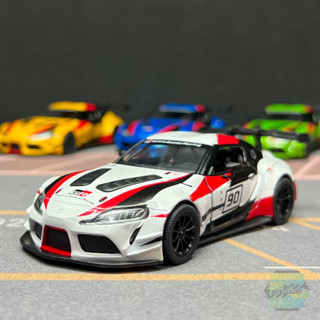 Kinsmart Die Cast Model โมเดลรถเหล็ก Toyota GR Supra Racing concept (โตโยต้า ซูปร้า) สเกล 1/36