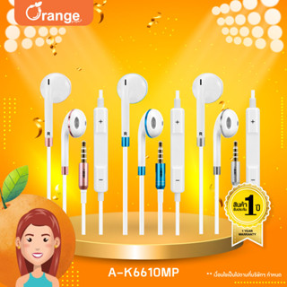 Asaki EARPHONE SMALLTALK หูฟังเอียร์โฟนสมอลทอล์ค มีไมค์ในตัว ไมค์ชัด เสียงดี เบสแน่น รุ่น A-K6610MP - รับประกัน 1 ปี