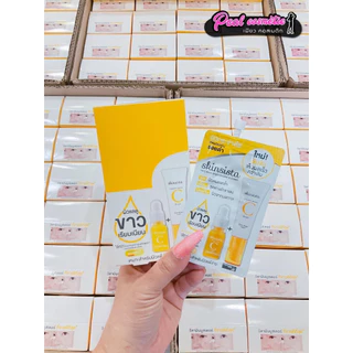 📣เพียวคอส📣SKINSISTA VITAMIN ไอเท็มเด็ดดัง!!สกินซิสต้า วี แอคเน่ เคลียร์ สุดคุ้ม**ยกกล่อง6ซอง**เลือกสูตร