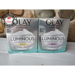 Olay Luminous โอเลย์ ลูมินัส ไลท์ เพอร์เฟคติ้ง ครีม เดย์ +ไนท์แพ็คคู่ 50กรัม+50กรัม