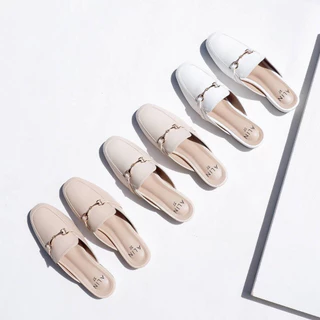 พร้อมส่ง-ALIN BRAND คัชชูเปิดส้น วัสดุเกรดพรีเมี่ยม ใส่สบายมากกก *ลลิน