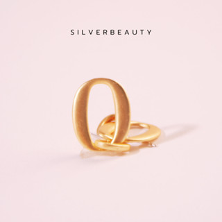 โค้ด SILV45 ลด45.- Silver beautyต่างหูเลขศูนย์ขอบเรียบE03702