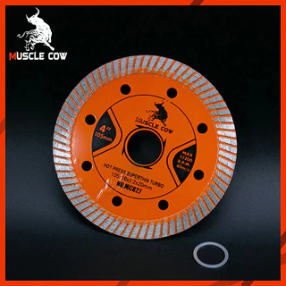 MUSCLE COW ใบตัดเพชร 4" หนา 1.2 mm. ใบตัด แผ่นตัด ใบเพชร แข็งแรง ทนทาน ตัดไว ตัดเนี้ยบ ตัดคอนกรีต ตัดหินอ่อน ตัดกระเบื้อ
