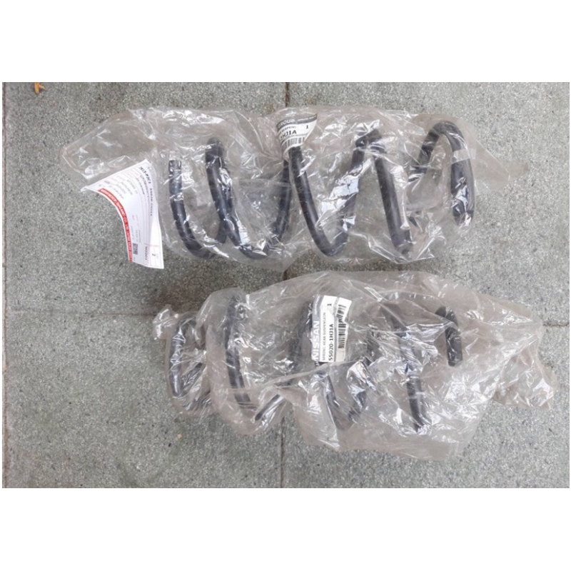 สปริงหน้า Nissan Tiida สปริงหลัง Nissan tiida sylphy pulsar อะไหล่แท้ ราคาตัวละ