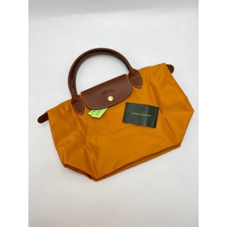 NEW Longchamp Size S หูสั้น (ช็อปคิง)มี3สีค่ะ  สี Safran/ส้ม🍊/เหลือง /เขียว💚