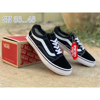 รองเท้าผ้าใบ VANS Old Skool Lace Up【พร้อมส่ง】เพิ่มหนึ่งไซด์