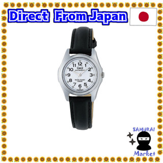 【Direct From Japan】 [Citizen Q &amp; Q] Watch analog solar waterproof leather belt H009-304 Ladies White