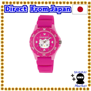 【Direct From Japan】 [Citizen Q &amp; Q] Watch Analog Hello Kitty Waterproof Uretan Belt Pink Dial 0029N002 Ladies