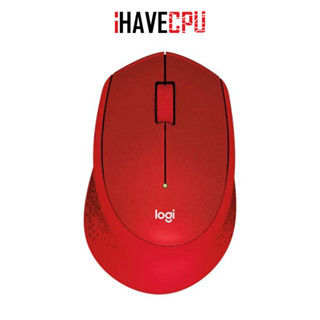 iHAVECPU MOUSE (เมาส์) LOGITECH M331 WIRELESS SILENT PLUS (RED)