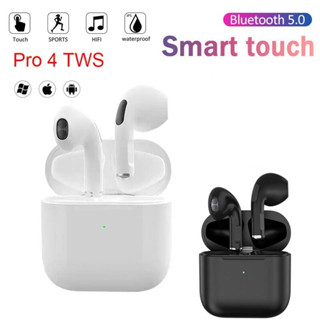 หูฟังไร้สาย TWS Pro4 Bluetooth 5.0 หูฟังไร้สายคู่หูฟังกีฬาหูฟังแบบหูฟังไร้สายหูฟังแบบไร้สาย 4 รุ่น