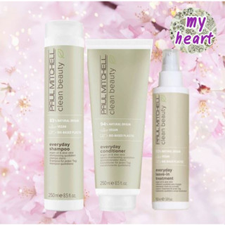 Paul Mitchell Clean Beauty Everyday Shampoo/Conditioner/Leave In Treatment แชมพู ครีมนวด อาหารผมสำหรับสระทุกวัน