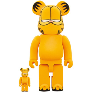 พร้อมส่ง🐻 BEAlRBRICK GARFIELD Flocky Ver. 100％ &amp; 400％