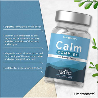 ลดความเครียด Horbaach Calm Complex for Him 120 Vegetarian Tablets