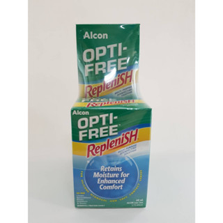 opti-free replenish ขนาด300ml แถมฟรี 60ml น้ำยาล้างคอนแทคเลนส์