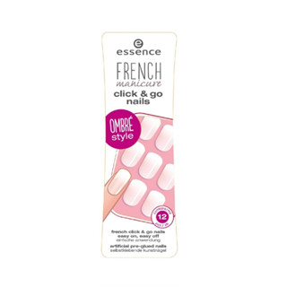 essence french manicure click n go nails เล็บปลอมสไตล์เฟร็นซ์