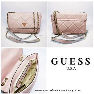 สินค้าใหม่ พร้อมส่ง! กระเป๋า Guess Crossbodyหรูหราไฮโซ ของแท้ 100% outlet