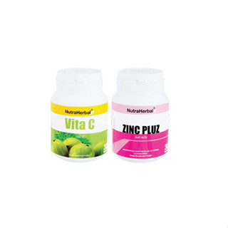 {PACK คู่} Zinc plus และ Vitra C กระปุกละ 30 แคปซูล#กระตุ้นภูมิต้านทาน#ต้านไวรัส