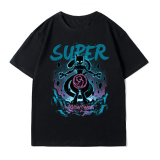 Pokémon Anime เสื้อยืดแฟนตาซี super Dream Ash Pocket Pokémon เสื้อยืดแขนสั้นผ้าฝ้ายแท้ Cool