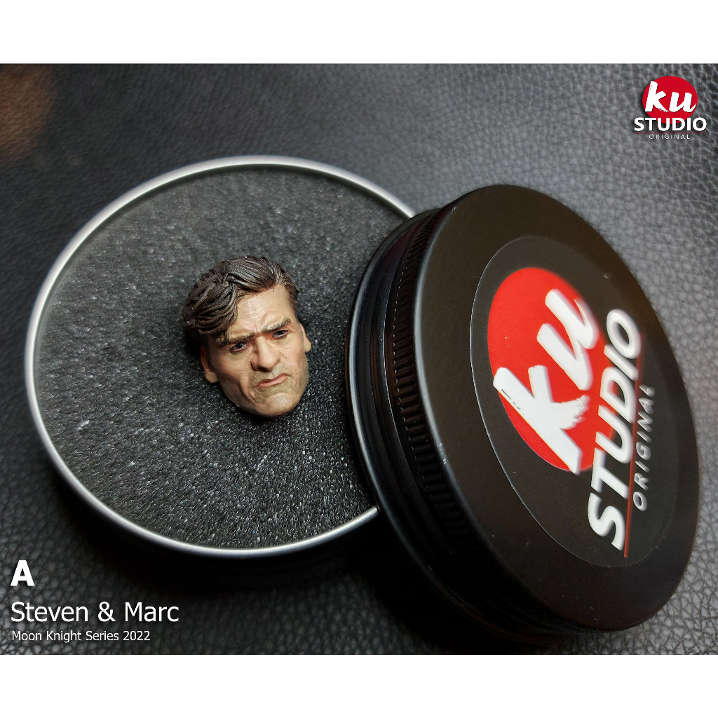 หัวเพ้นท์ Steven & Marc MoonKnight Head Sculpt