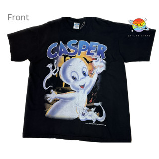 เสื้อยืด งานฟอก ป้าย Bootleg สกรีน Casper-2