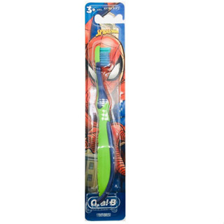 Oral-B : OLBAMZ003* แปรงสีฟัน Kids Spider Man Toothbrush - 1 pk. คละสี (1 ชิ้น)