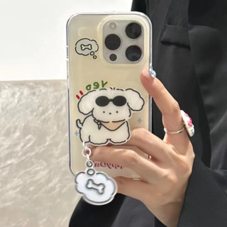 ✨สไตล์ใหม่✨ เคสไอโฟน 14 Pro Max  เคส for 11 12 13 Pro Max ลูกสุนัข griptok เคสพกพาสะดวก iPhone 13 Case เคสกันกระแทก