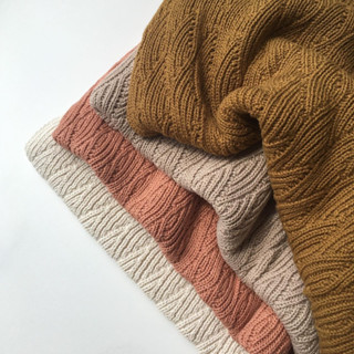 Konges Sloejd | pointelle cotton blanket ผ้าห่มออร์แกนิคคอตตอนนิต