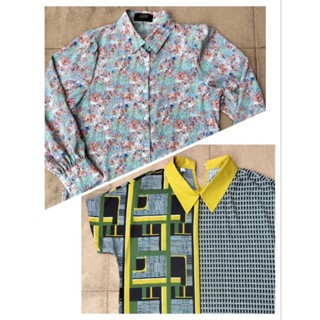 เสื้อ 2 แบบ แขนยาว อก 36 กับแขนในตัว อก 40