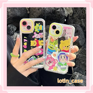 🎁ส่งของขวัญ🎁เคสไอโฟน สำหรับ 11 13 for iPhone Case 14 12 Pro Max การ์ตูน น่ารัก หมีน้อย กันกระแทก ปกป้อง เคสโทรศัพท์