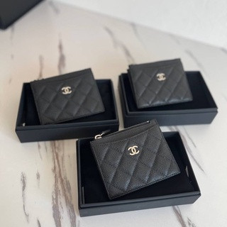 กระเป๋าสตางค์ CHANEL CARD MINI ZIPPY WALLET  CAVEAR         💛เป็นกระเป๋าใส่การ์ดหรือใส่แบงค์รุ่นใหม่