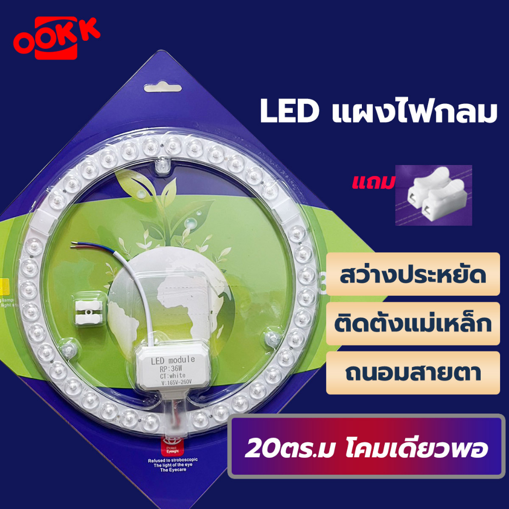 แผงไฟแม่เหล็ก NB-CELL แผ่นชิป แผงไฟ LED กลม ขนาด 24วัตต์/36วัตต์/48วัตต์/72วัตต์ สำหรับโคมเพดานกลม