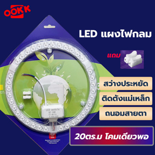 NEOBEE แผงไฟแม่เหล็ก แผ่นชิป แผ่นชิพ แผงไฟ LED กลม ขนาด 24วัตต์/36วัตต์/48วัตต์/72วัตต์ สำหรับโคมเพดานกลม