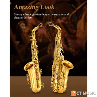 Eastar AS-II Student Gold Lacquer E Flat Alto Saxophone แซ็กโซโฟน