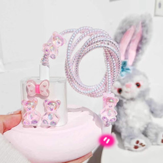 CT-เคสถนอมสายชาร์จ SALE !! เคสลายการ์ตูนน่ารักมากมาย มีหลายลายให้เลือก พร้อมส่ง