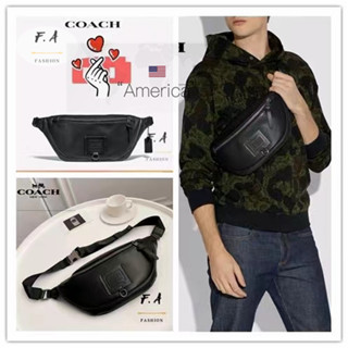 F.A ว่าแท้100% coach  แท้  unisex กระเป๋าคาดเอว  กระเป๋าคาดหน้าอก  กระเป๋าสะพายข้าง   37591