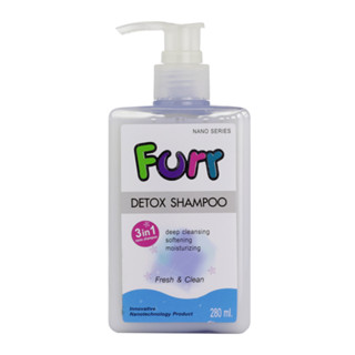 Furr Detox Shampoo 280 ml แชมพูสุนัข แชมพูแมว ดีท็อกเส้นขน