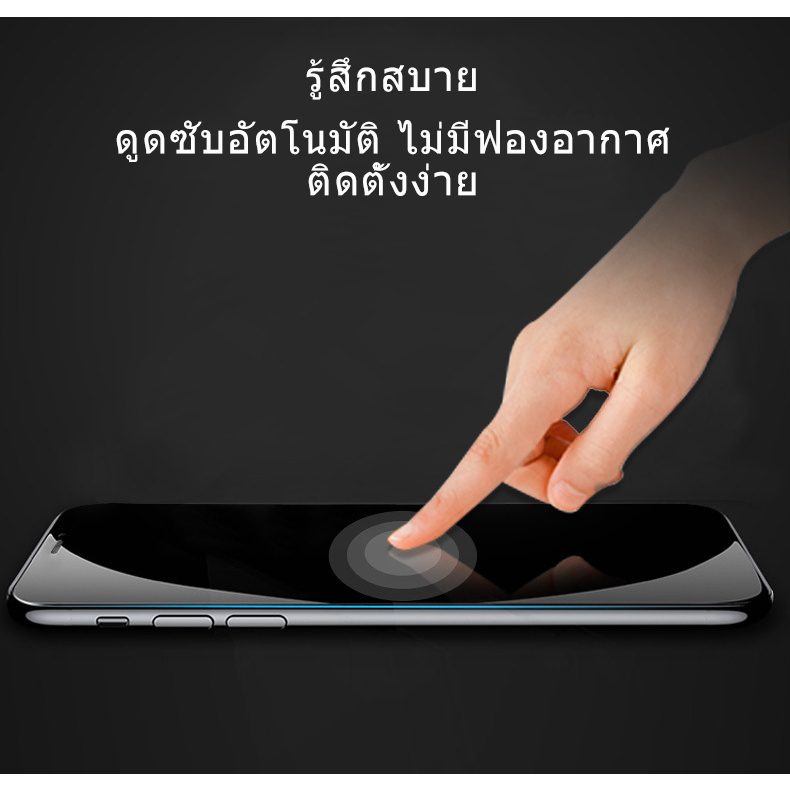 Anti-peep ฟิล์มป้องกันหน้าจอสำหรับ iPhone 16 15 14 13 12 11 Pro Max 7 8 6 6s Plus SE X XR XS 12promax 15plus/16plus 6/6s ราคา ถูกที่สุด ดีลบีเคเค แกลเลอรีภาพที่ 4