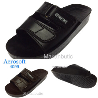 รองเท้าแตะหนังผู้ชาย aerosoft 38-43