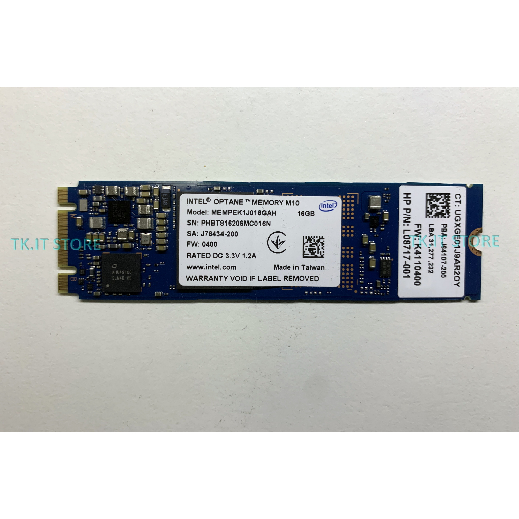 Intel Optane Memory M10 SSD M.2 2280 16GB MEMPEK1J016GAL PCIe 3.0 NVMe