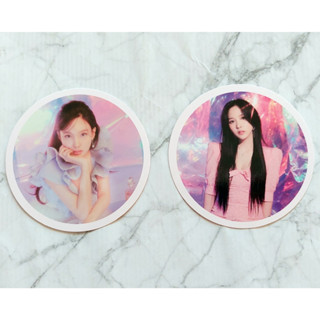 Coaster Card จาก CD อัลบั้ม TWICE - Taste of Love Album ของแท้ Kpop การ์ด Card ทไวซ์ Nayeon Mina