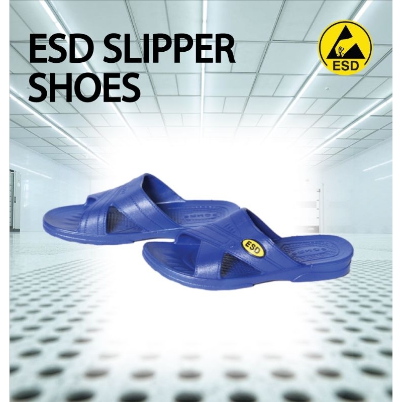 รองเท้าแตะกันไฟฟ้าสถิต ESD SLIPPER มีของพร้อมส่งตลอด