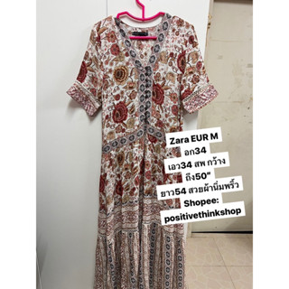 🔥🔥 Sales 🌻🌻Zara long dress งานปักสวยๆสาวอวบๆผ้่านิ่มผ้ายาวสวยเยอะมาก พริ้วๆค่ะ สวยมาก .