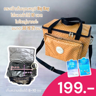 กระเป๋าเก็บอุณหภูมิ รุ่น MiniMe *ใบใหญ่ big bag เทียบความจุ ใส่ขวดน้ำ 500ml ได้ 10 ขวด แถม Ice Gel 2 ซอง