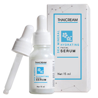 Thaicream เซรั่มบำรุงผิวหน้า เซรั่มไฮยา ริ้วรอย ไทยครีม เซรั่ม Sea Mineral Hydrating Facial Serum 15 ml ไฮยาเซรั่ม