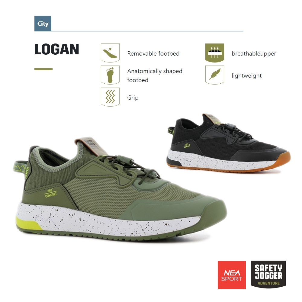 [ลด30% เก็บโค้ด 2509FASHDD] Safety Jogger Adventure - LOGAN รองเท้าเทรล เดินป่า ปีนเขา Walking Boots