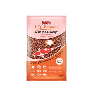 อาหารปลา Apro IQ Formular และ Optimum Hi Pro ขนาด 1 kg. (เม็ด 1-3 ขนาด)