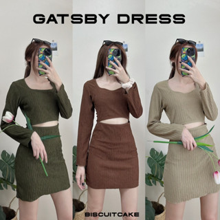 ชุดเดรสแขนยาว เว้าเอว (GATSBY DRESS)